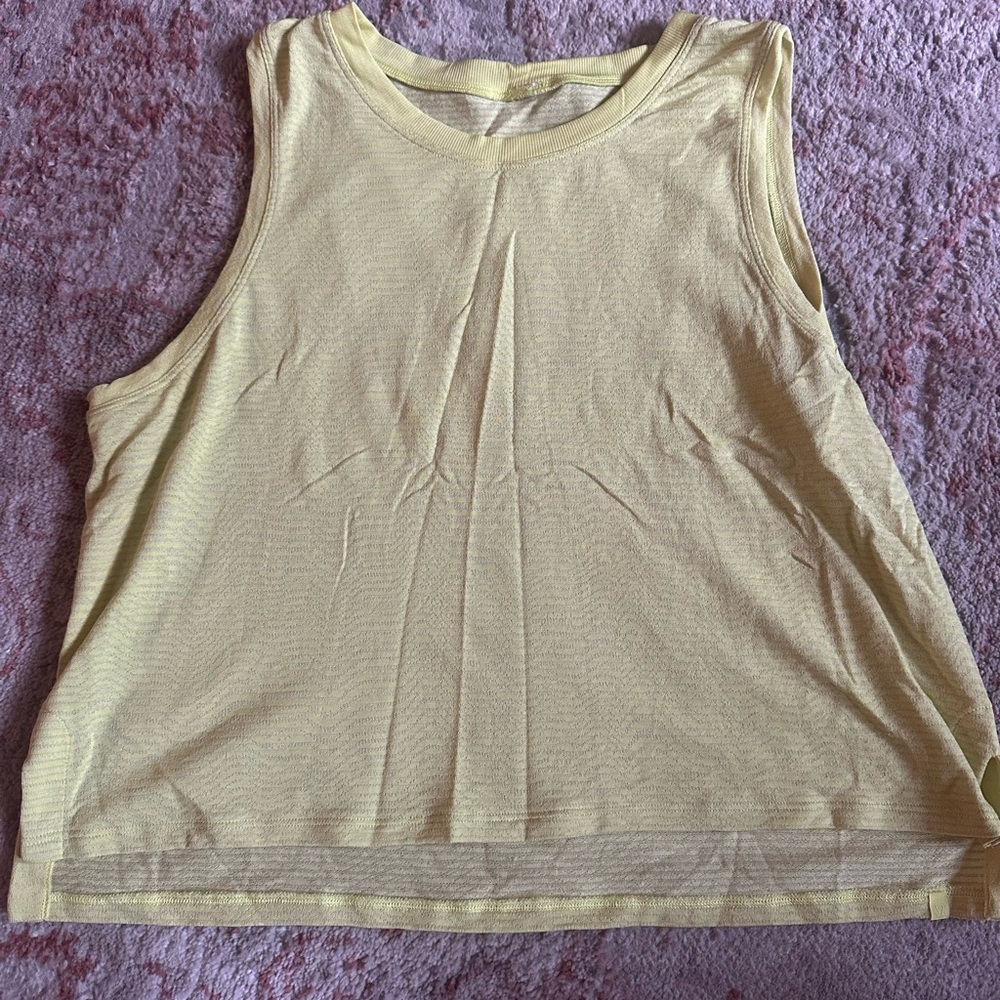 Yellow Sleeveless Women's Top